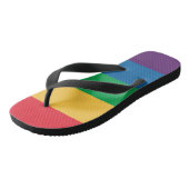 Regenboogvlaggepride Teenslippers (Schuin)