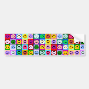 Regenboogvlakken Bumpersticker
