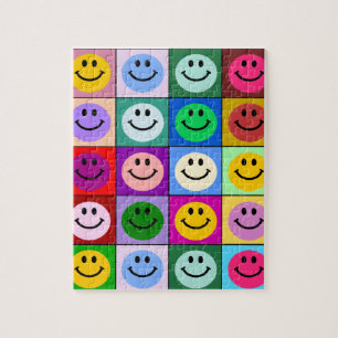 Regenboogvlakken Legpuzzel