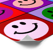 Regenboogvlakken Poster (Hoek)