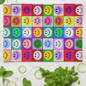 Regenboogvlakken Theedoek (Gevouwen)