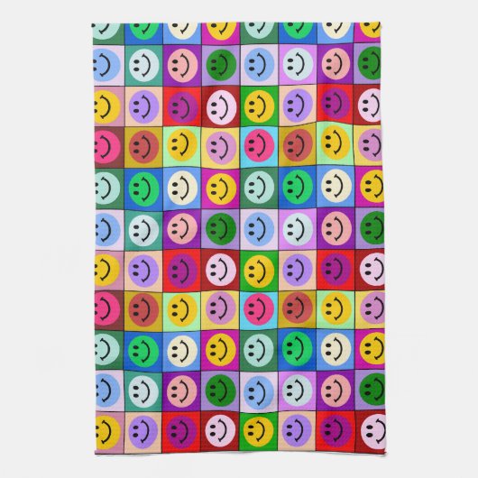 Regenboogvlakken Theedoek (Verticaal)