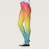 Regenboogvlakte, regenboog, meerkleurig leggings (Links)