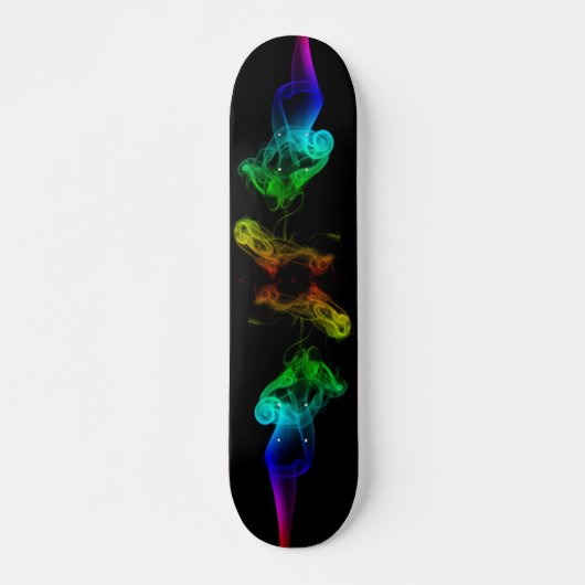 Regenboogvlam Persoonlijk Skateboard (Voorkant)