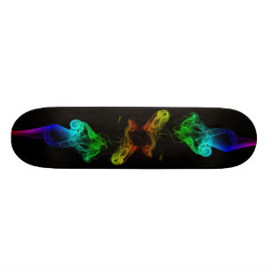 Regenboogvlam Persoonlijk Skateboard