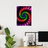 Regenboogvlechten Poster (Thuiskantoor)