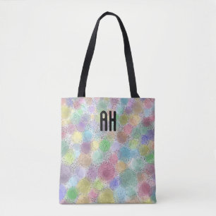 Regenboogvlekken Monogram Tas
