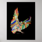 Regenboogvleugels LeeMarie's tekening Poster (Voorkant)