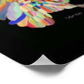 Regenboogvleugels LeeMarie's tekening Poster (Hoek)