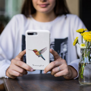 Regenboogvleugels: Levendige Kolibriekunst, op maa Case-Mate iPhone Case