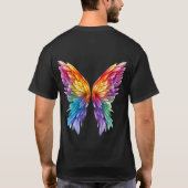 "Regenboogvleugels" T-shirt (Achterkant)