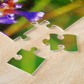 Regenboogvlieg en -bloem legpuzzel (Zijkant)