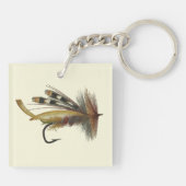  regenboogvlieg voor de Geviste legende vader Sleutelhanger (Achterkant)