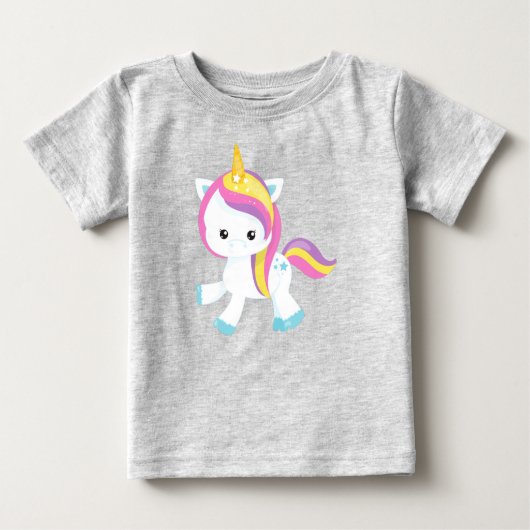 Regenboogvlies, Cute Unicorn, Star, Magic Unicorn (Voorkant)