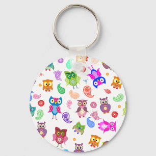 Regenboogvlies - licht sleutelhanger