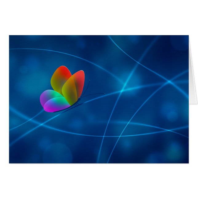 Regenboogvlinder (Voorkant Horizontaal)