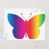 Regenboogvlinder Briefkaart (Voorkant / Achterkant)