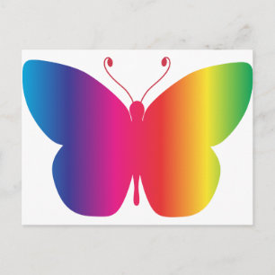 Regenboogvlinder Briefkaart