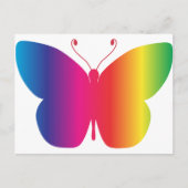 Regenboogvlinder Briefkaart (Voorkant)