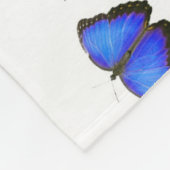 Regenboogvlinder Fleece Deken (Hoek)