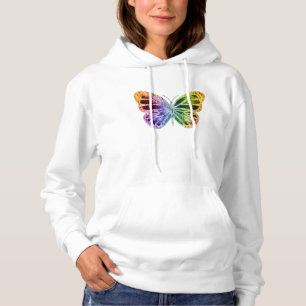 Regenboogvlinder Hoodie