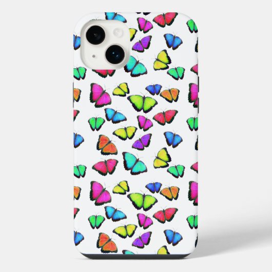 Regenboogvlinder iPhone Hoesje (Achterkant)