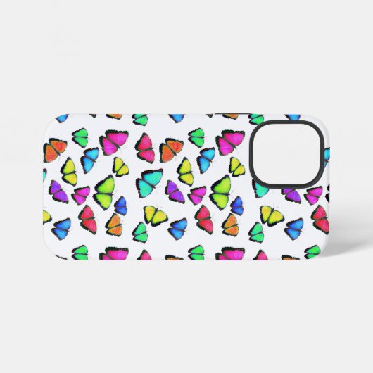 Regenboogvlinder iPhone Hoesje (Achterkant horizontaal)