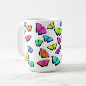 Regenboogvlinder Koffiemok (Voorkant links)
