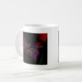 regenboogvlinder koffiemok (Voorkant links)