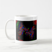 regenboogvlinder koffiemok (Links)