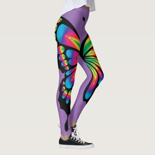 Regenboogvlinder Leggings (Rechts)