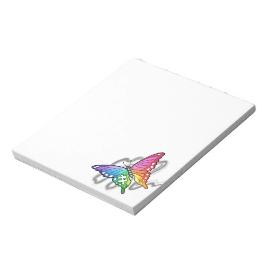 Regenboogvlinder Notitieblok (Linkerzijde)