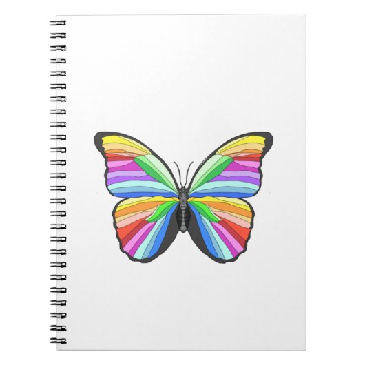 Regenboogvlinder Notitieboek (Voorkant)