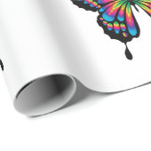 regenboogvlinder omslagpapier cadeaupapier (Rol Hoek)