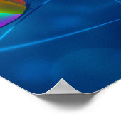 Regenboogvlinder Poster (Hoek)