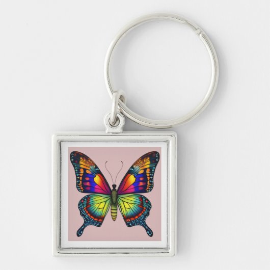 Regenboogvlinder Sleutelhanger (Voorkant)