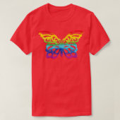 regenboogvlinder t-shirt (Design voorkant)
