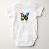 Regenboogvlinder T-Shirt (Achterkant)