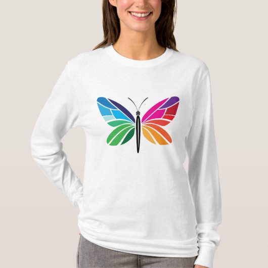 Regenboogvlinder T-shirt (Voorkant)