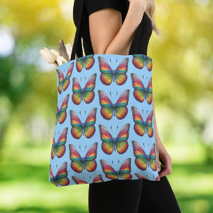Regenboogvlinder Tote Bag