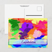 Regenboogvlinders Briefkaart (Voorkant / Achterkant)