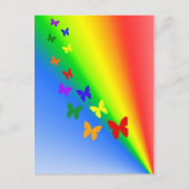 Regenboogvlinders Briefkaart (Voorkant)