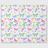 Regenboogvlinders Cadeaupapier (Vlak)