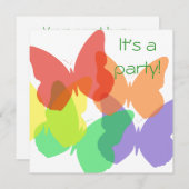 Regenboogvlinders Kaart (Voorkant / Achterkant)