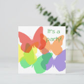 Regenboogvlinders Kaart (Staand voorkant)