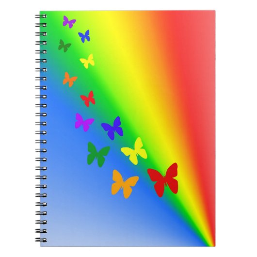Regenboogvlinders Notitieboek (Voorkant)