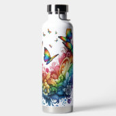 Regenboogvlinders Waterfles (Links)