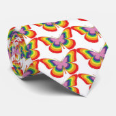 Regenboogvlinders zijn vrij Stropdas (Opgerold)