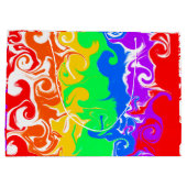 Regenboogvloed Kunstdag Groot Cadeauzakje (Achterkant)