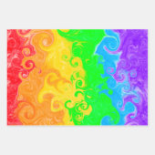 Regenboogvloed Kunstdag Inpakpapier Vel (Voorkant 2)